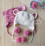 KIT Reguler : Bear Earflap Knitting Kit